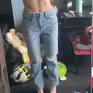 Hollister Blue Boyfriend Jeans